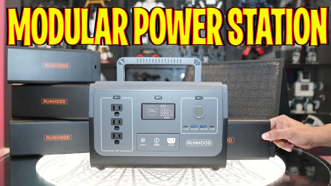 Runhood Rally 1200 Review: Modular Power Station with Swappable Batteries