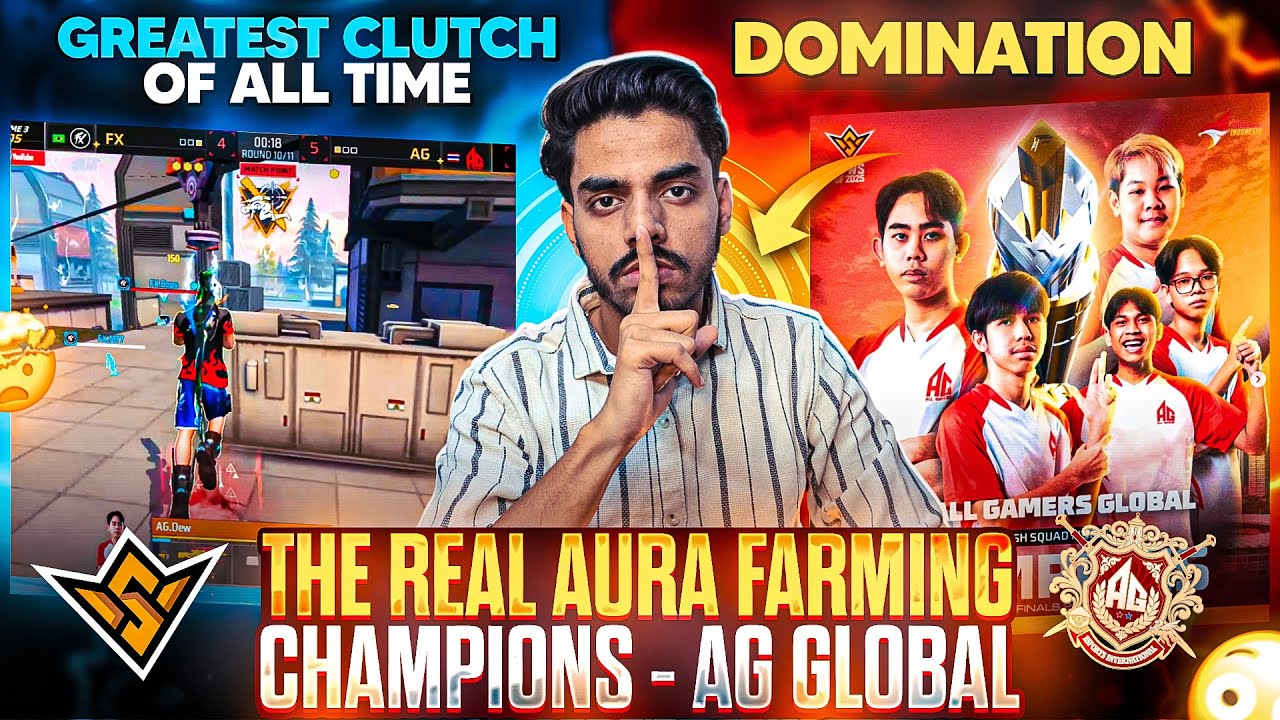 Du's Legendary 1v4 Clutch Secures AG Global Free Fire Title