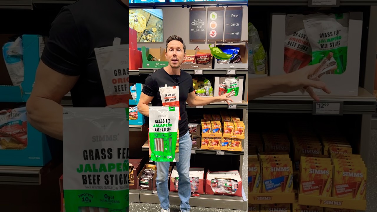 Aldi's New Healthy Snacks: 53% Savings on Grass-Fed Beef & More