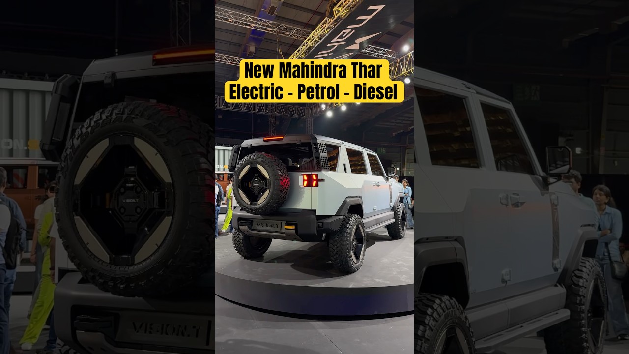 Mahindra Vision T: Electric Thar-Based SUV Specs, Features & Launch