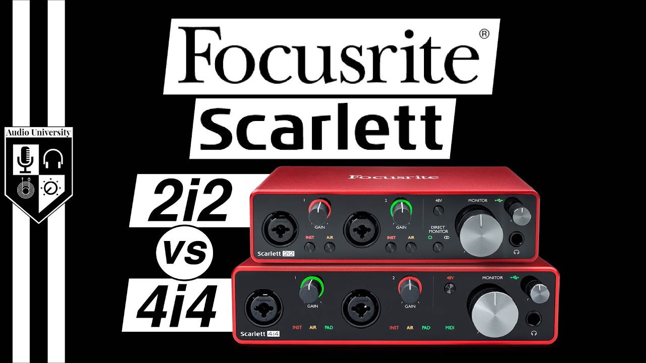 Focusrite Scarlett 2i2 vs 4i4: Which Audio Interface Wins?