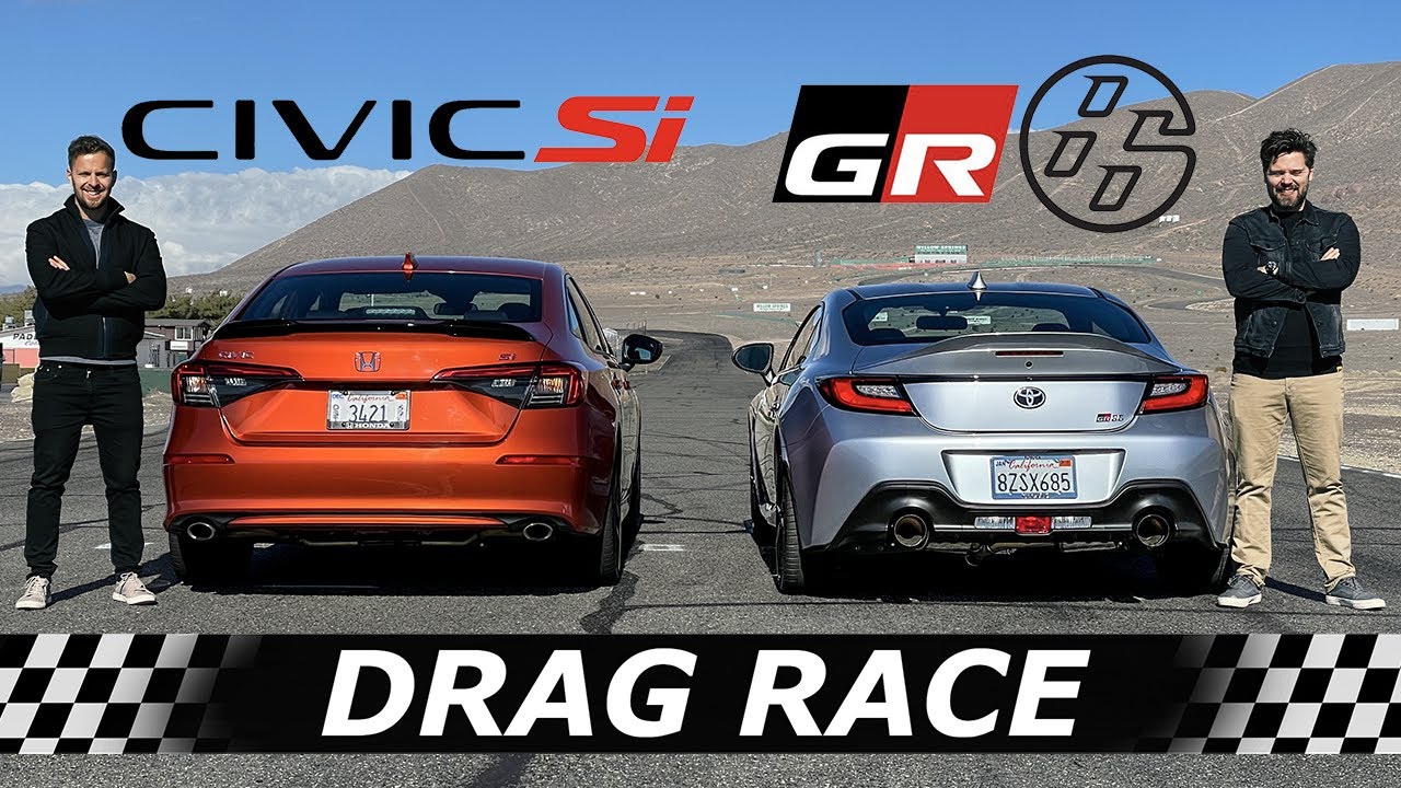 Toyota GR86 vs Honda Civic Si Drag Race: Budget Sports Car Showdown