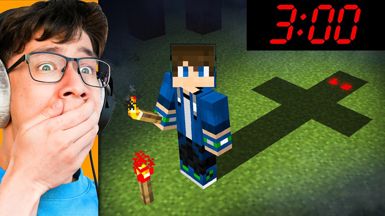Minecraft 3 AM Myths Tested: Shadows, Skulls & Entity 303