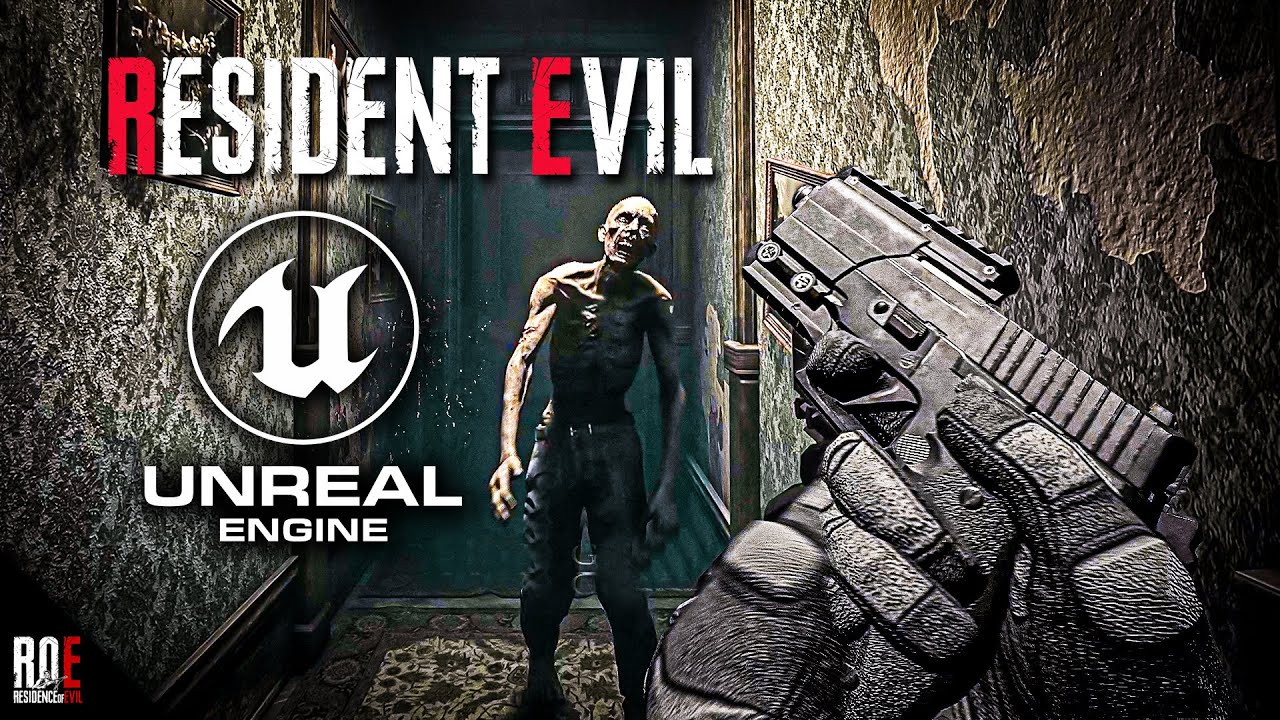 Resident Evil 1 Unreal Engine 4 Remake: First-Person Showcase