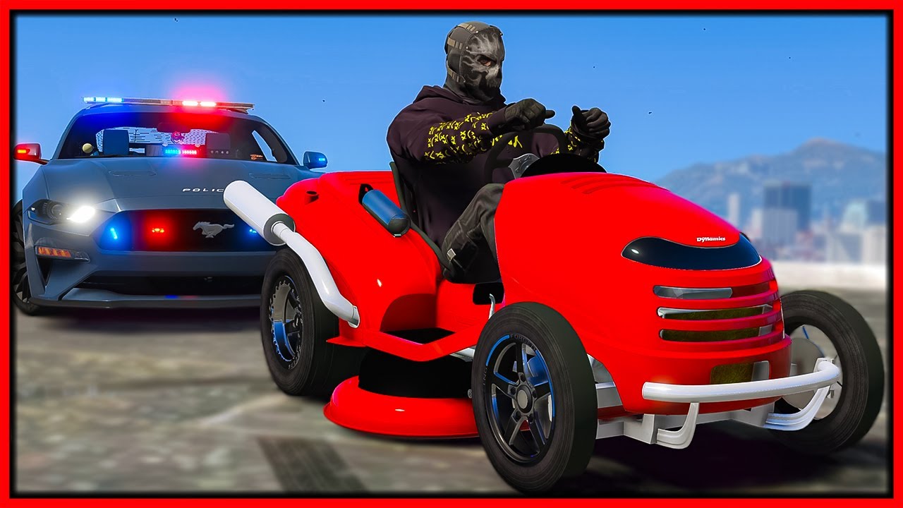 GTA Weaponized Lawn Mower: Dominate Streets in Style