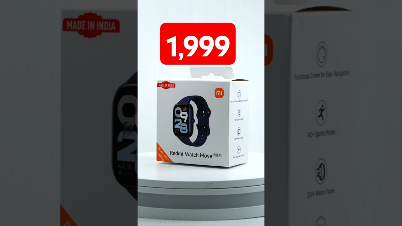 Redmi Watch Move Review: Budget Smartwatch Worth ₹1999?