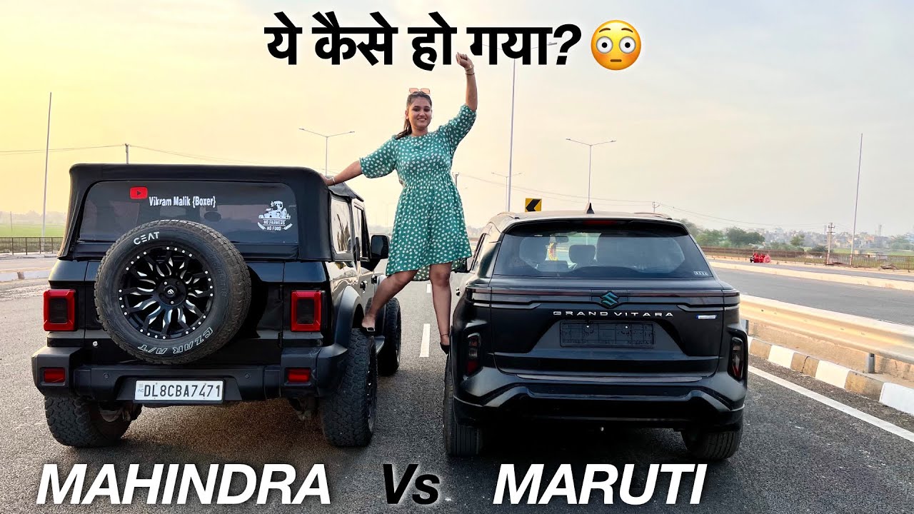Thar vs Grand Vitara Drag Race: Which 2023 SUV Wins?