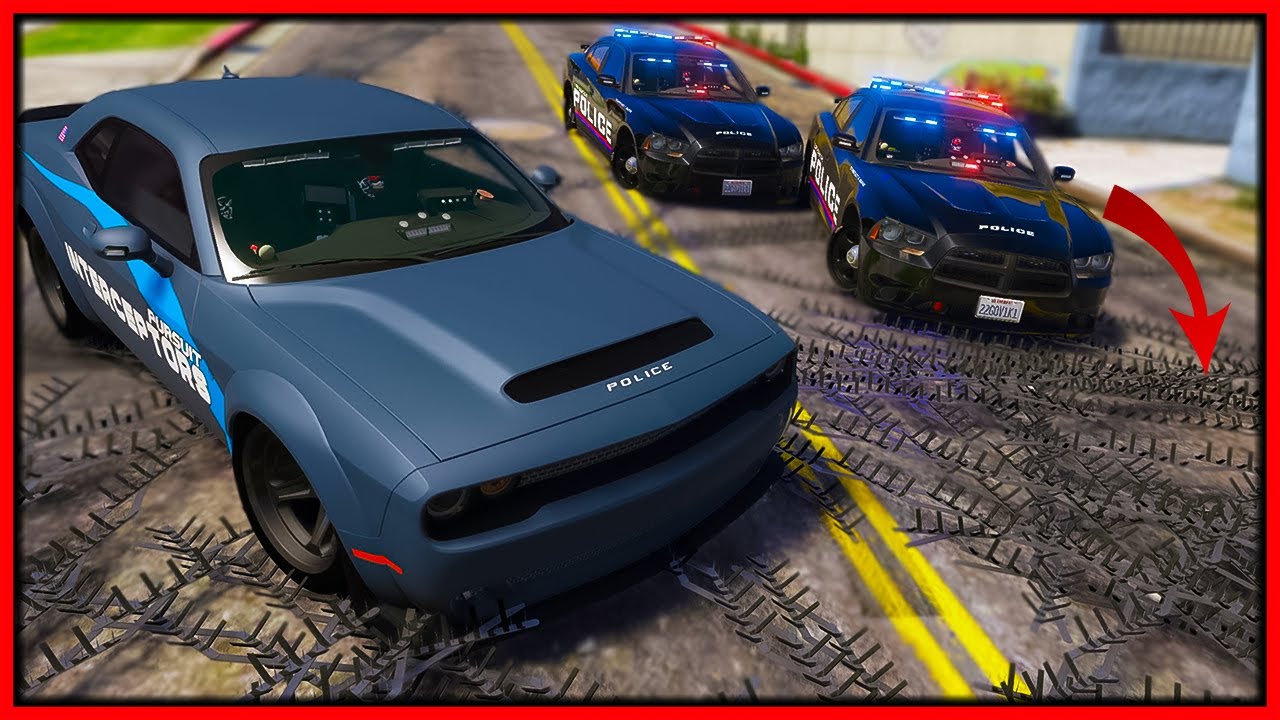 GTA Unpoppable God Tires: Steal & Use Police Pursuit Vehicle