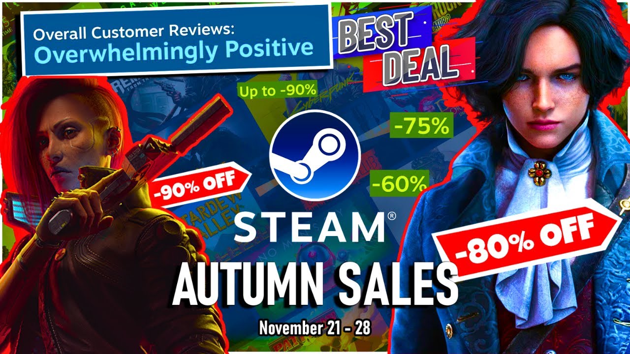 Top 20 Steam Autumn Sale Games: Overwhelmingly Positive Picks