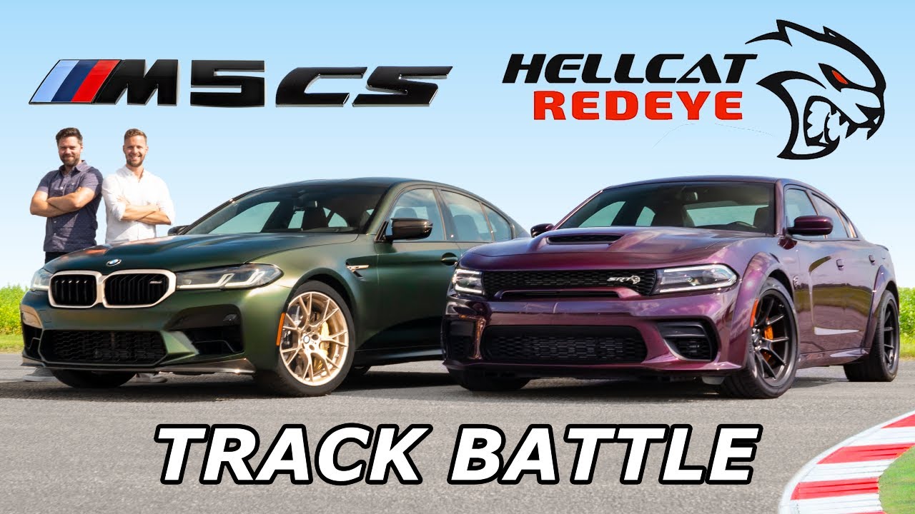 Dodge Hellcat Redeye vs BMW M5 CS: Ultimate Super Sedan Showdown