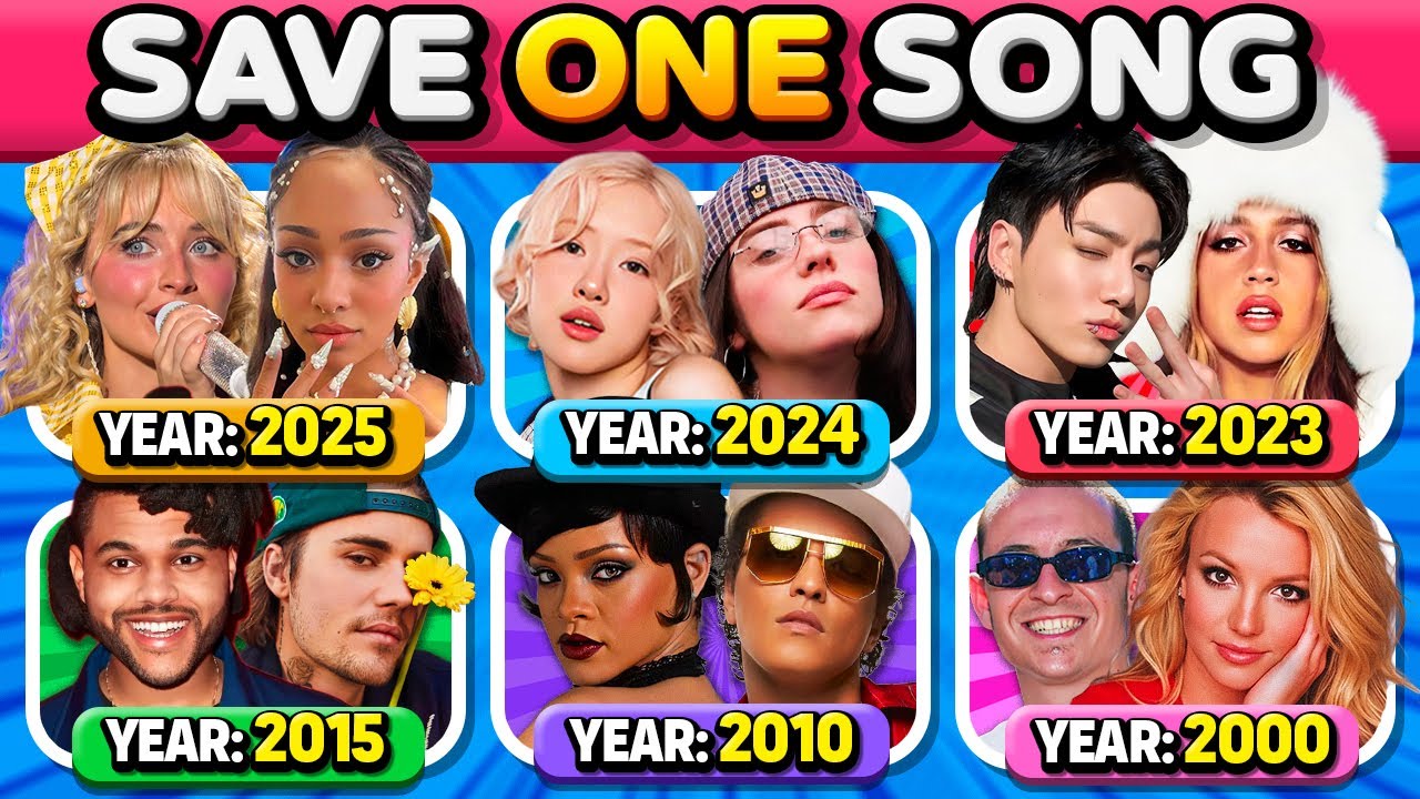 Ultimate 2000-2025 Music Quiz: Pick Your Top Songs