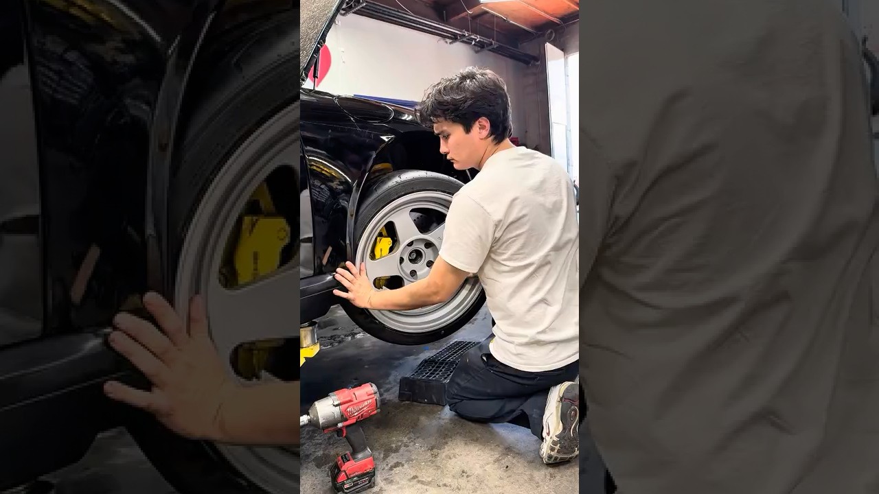 Porsche Radiator Relocation for Wider Wheel Clearance