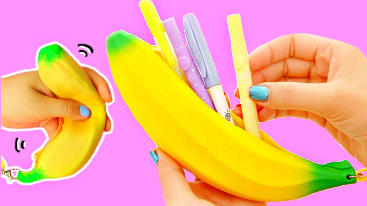 DIY Banana Pencil Case Tutorial with Silicone Molding