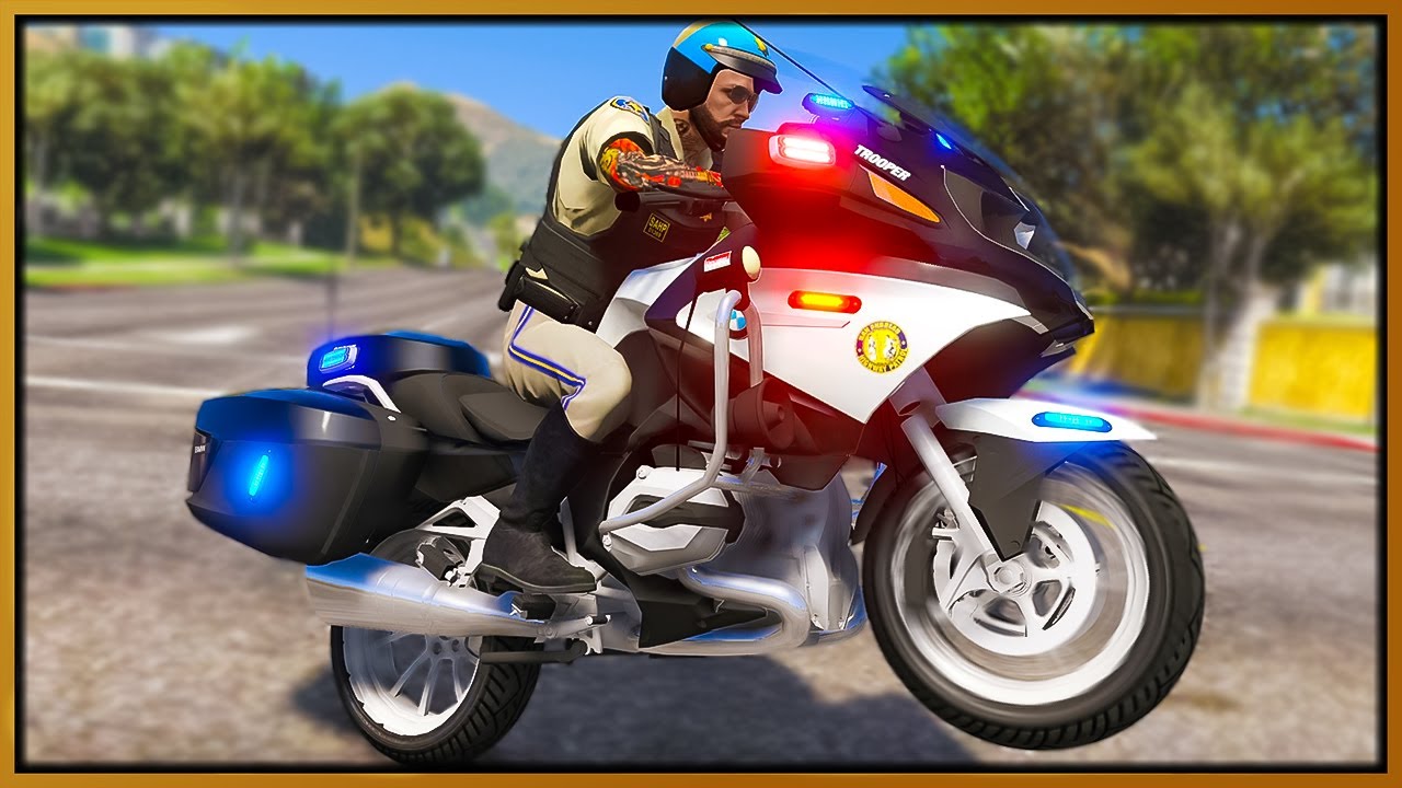 Chaotic GTA RP Biker Cop Fails & Funny Moments