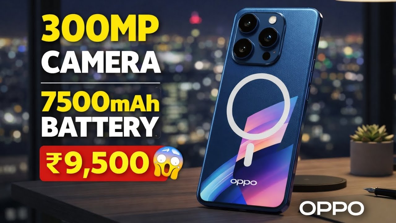 OPPO 5G Smartphone Review: 300MP Camera & 7500mAh Battery Under ₹10K