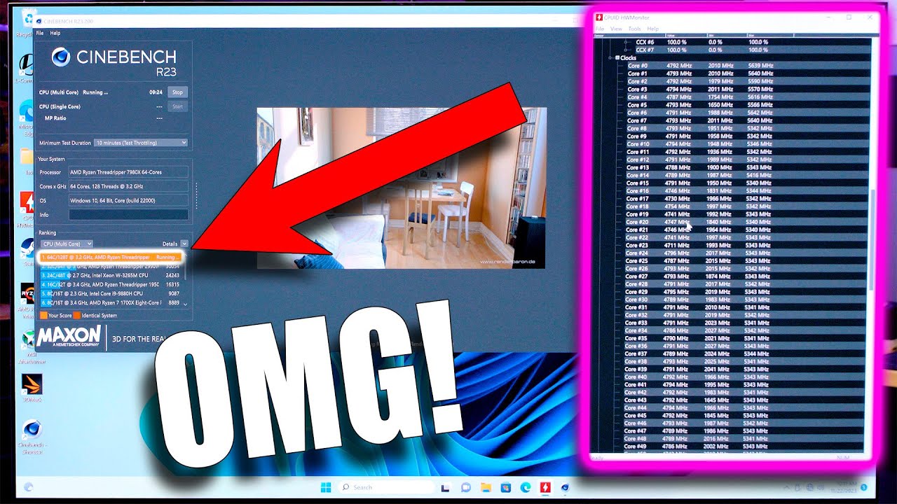 AMD Threadripper Overclocking: 121K Cinebench at 59°C