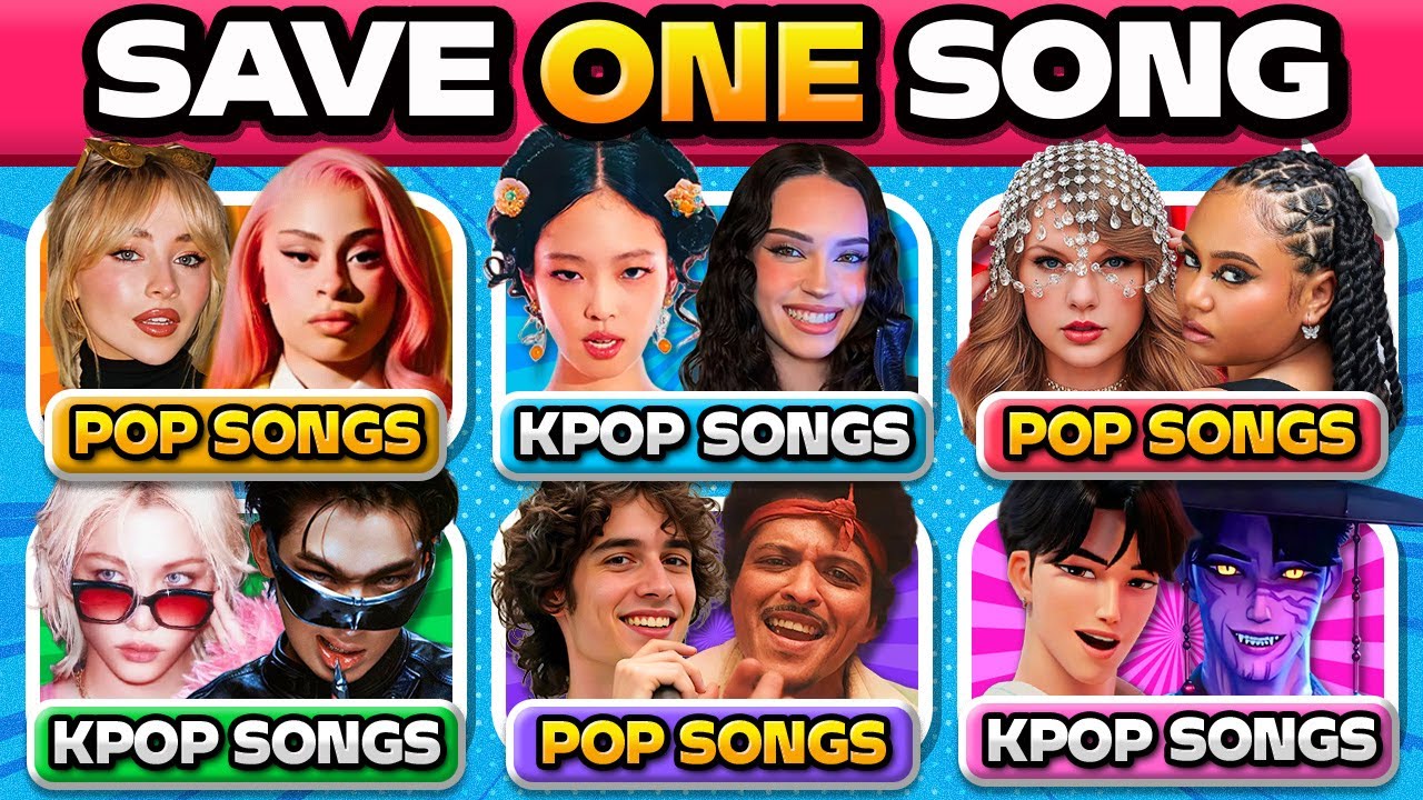 K-Pop & Pop Song Quiz: Save One, Drop One Challenge!