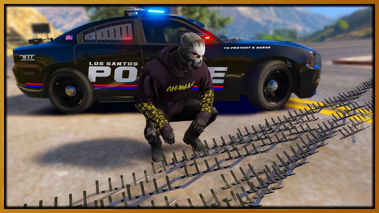 GTA 5 Spike Strip Prank: Ultimate Car Theft Strategy