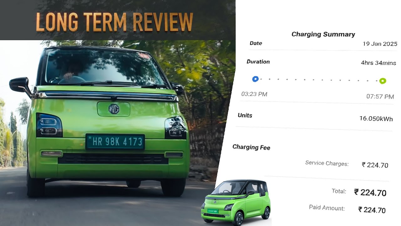 MG Comet EV Owner Review: Charging Costs, Range & City Driving