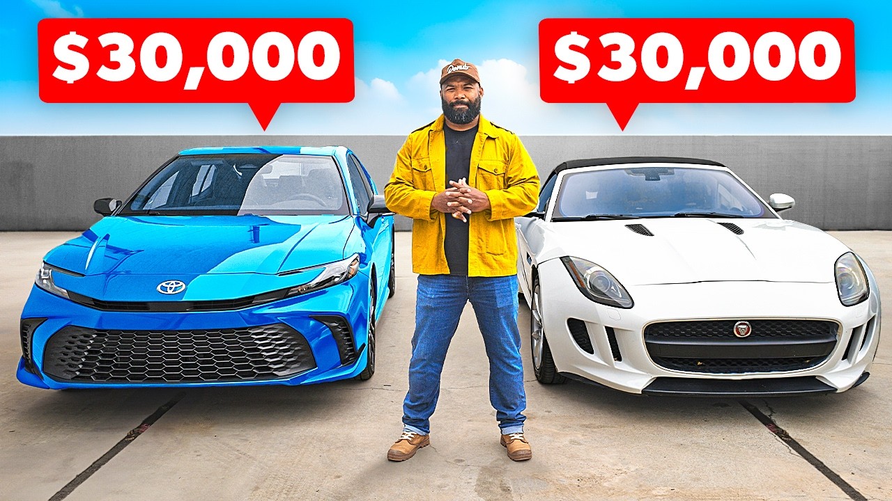 Toyota Camry vs Jaguar F-Type: Ultimate $30K Daily Driver Showdown