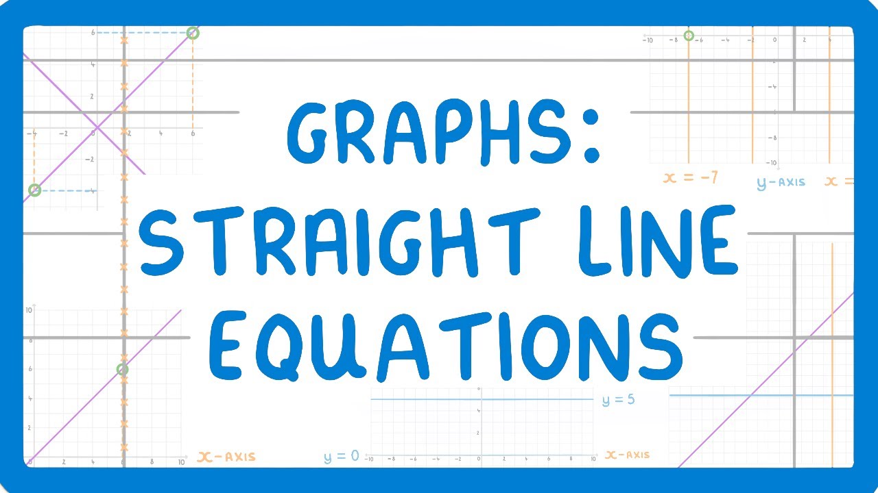 Recognize Straight Line Equations on Graphs Instantly