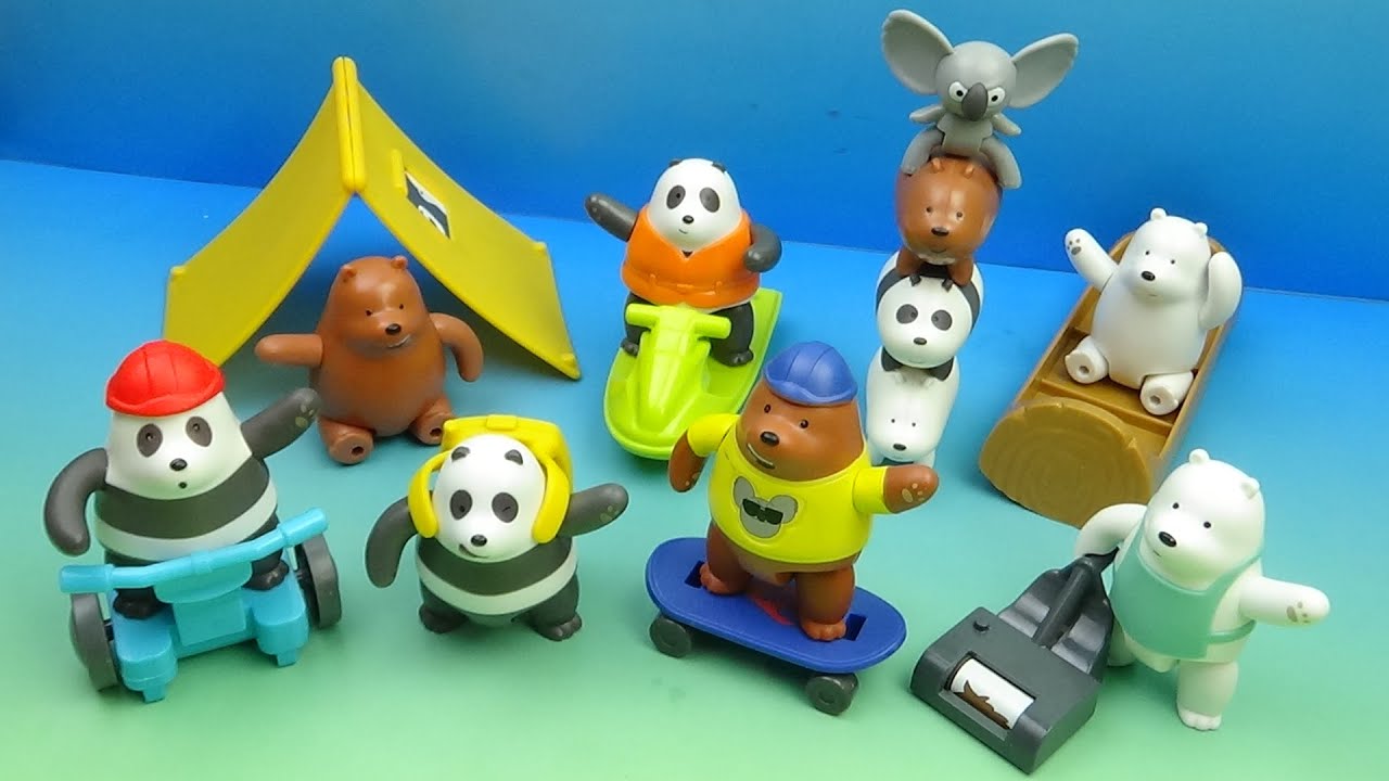 McDonald's We Bare Bears Toy Collection 2019 Review & Guide