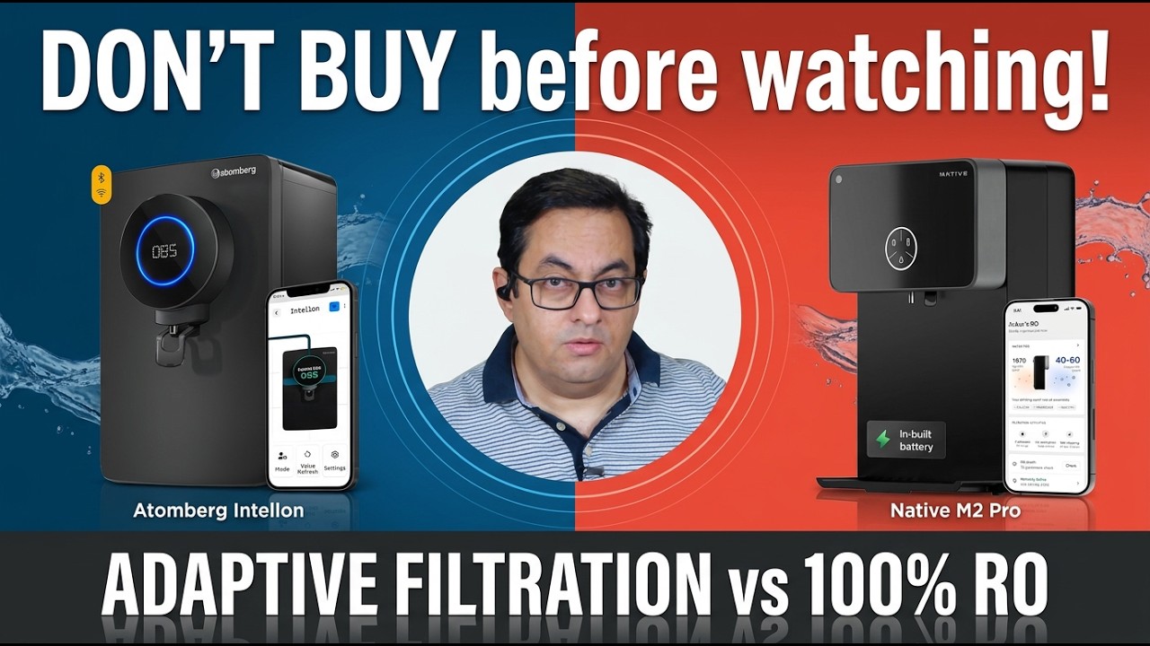 Native M2 Pro vs Atomberg Intellion: Best Water Purifier?