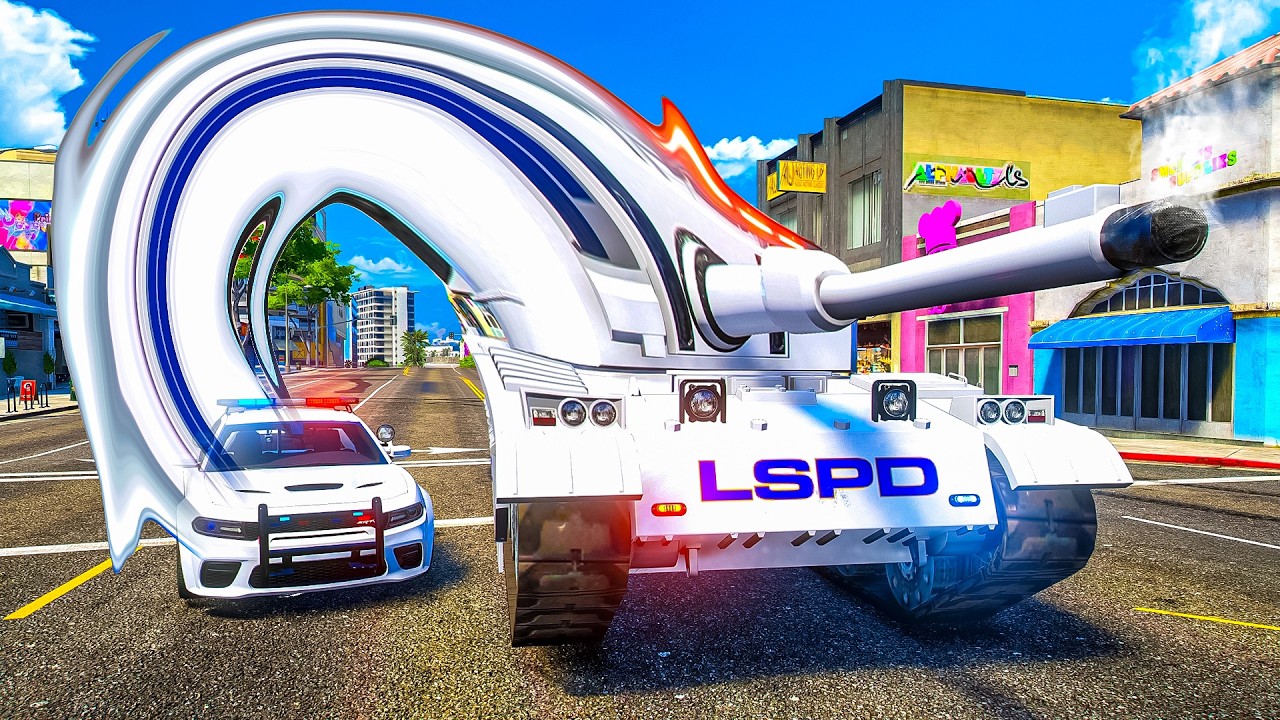 Secret Police Tank: GTA's Most Epic Patrols