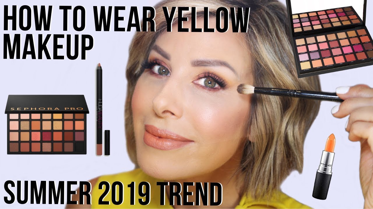 Bold Yellow Makeup Tutorial: Eyes & Lips Done Right