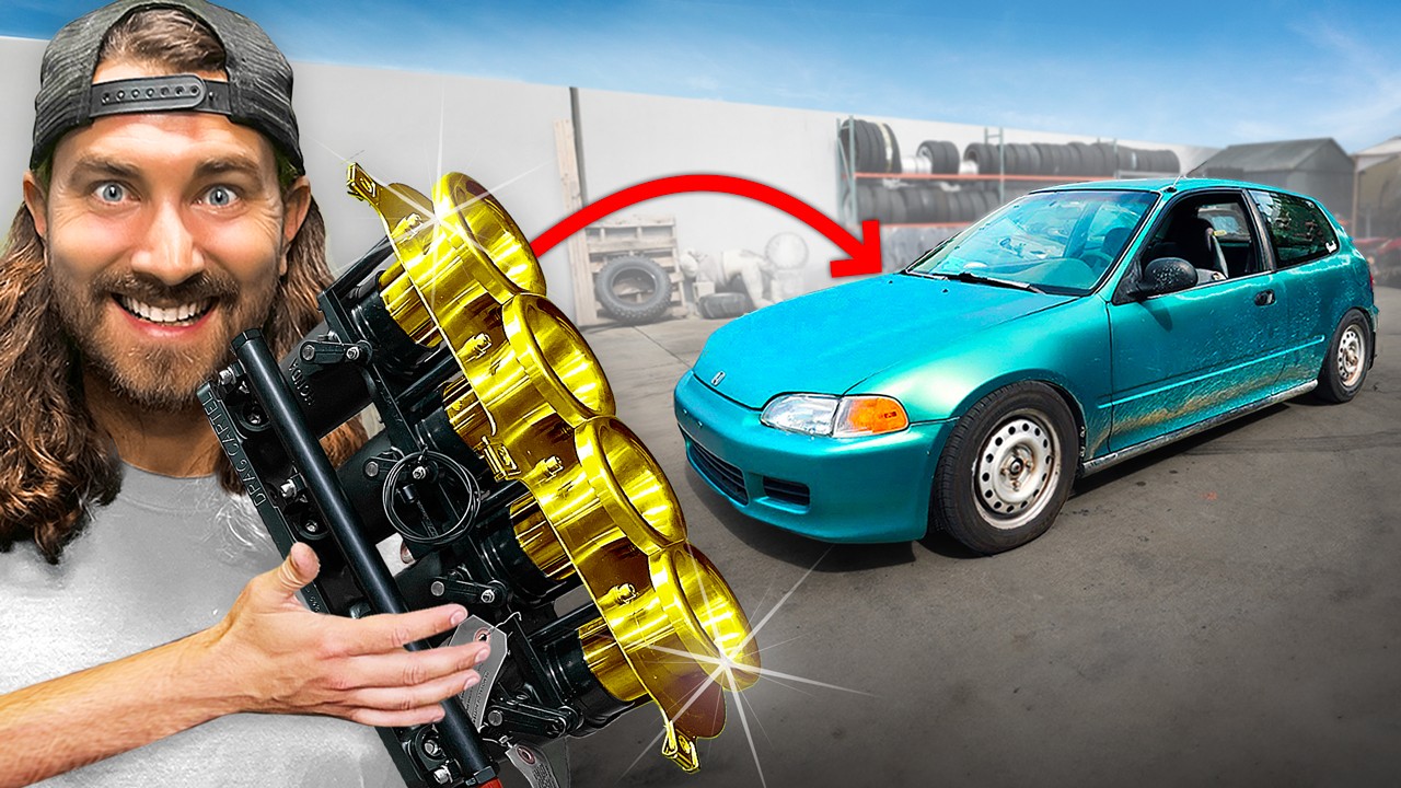 ITB and Cam Install for Honda Civic Track Performance