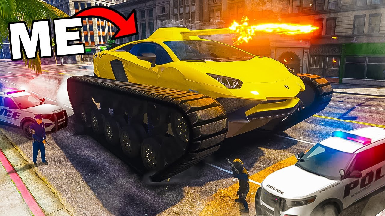 Lamborghini Tank Chaos: Ultimate GTA-Style Mayhem Analysis