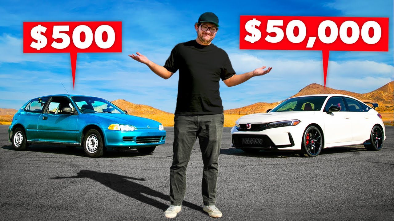 Honda Civic Type R vs $500 EG: 100x Price Difference Tested