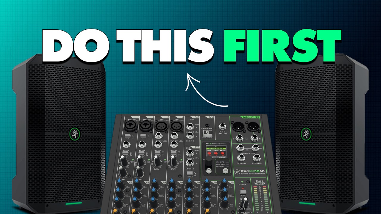 Live Speaker Setup: 3 Critical Venage Considerations