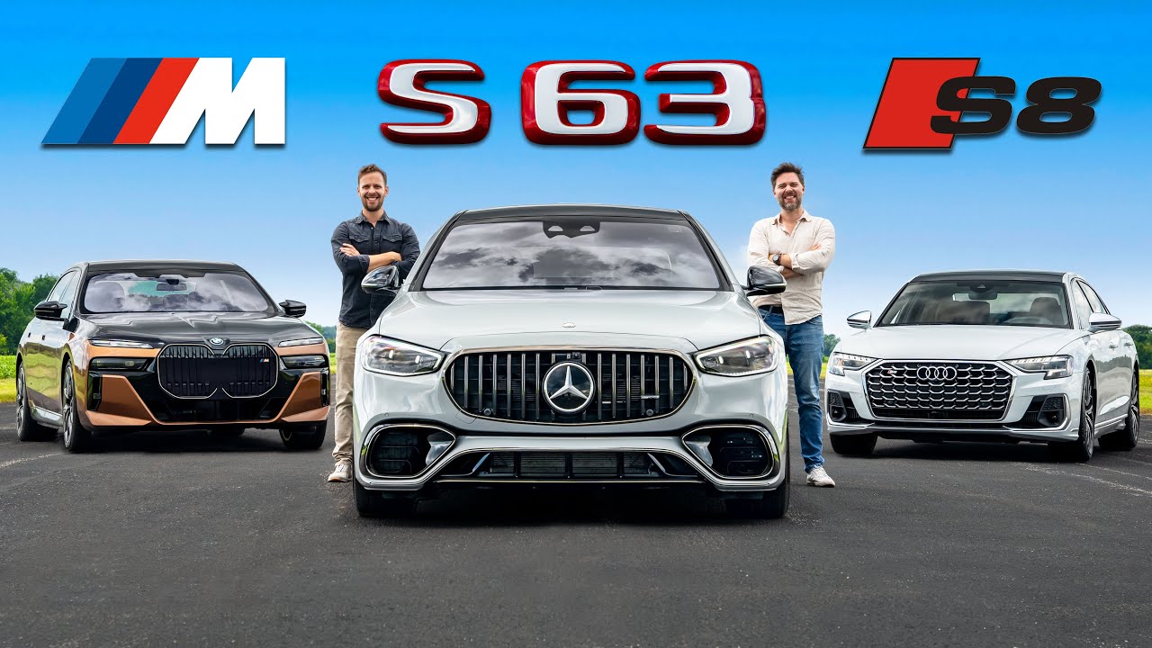 Mercedes-AMG S63 vs Audi S8 & BMW i7 M70: Ultimate Test