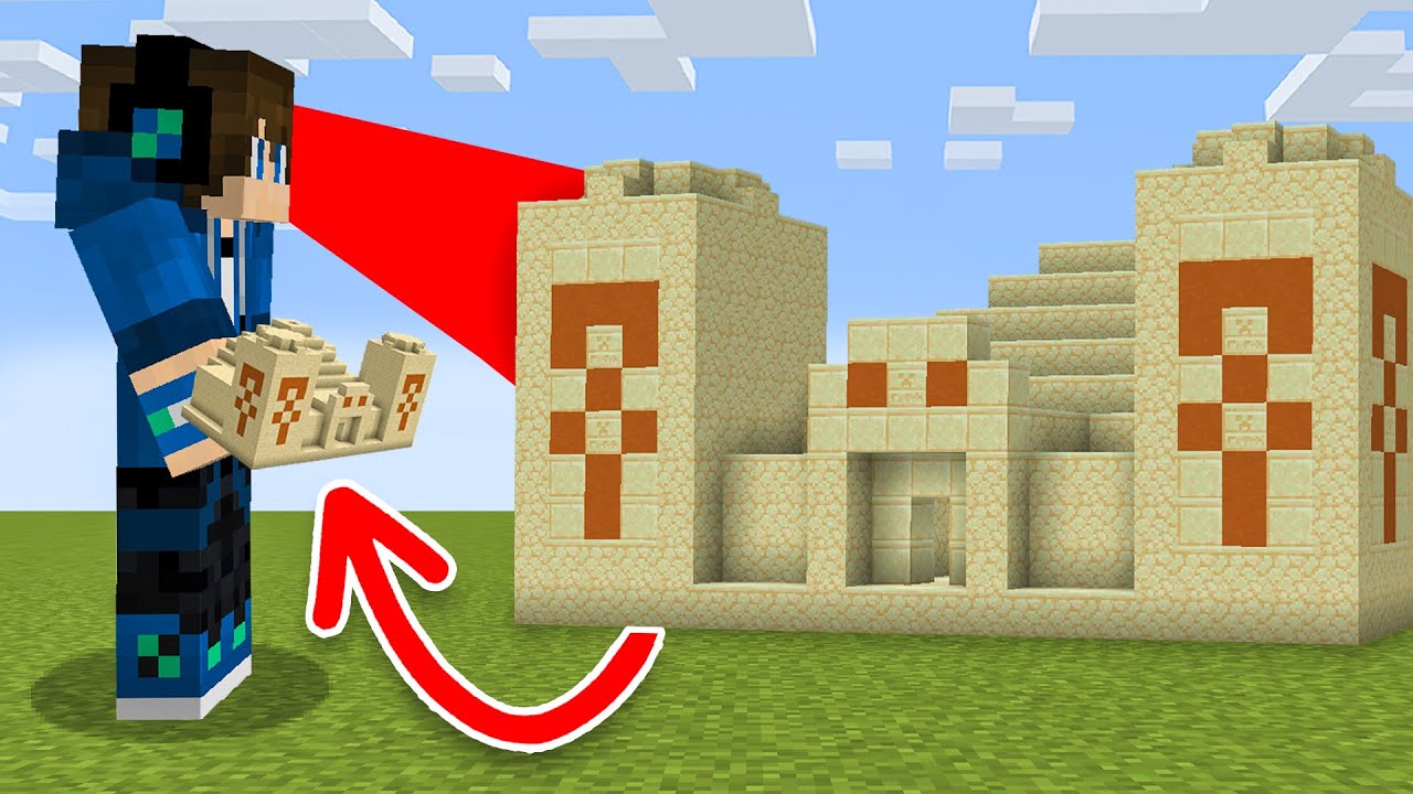 Minecraft Laser Eyes Exploit: Steal Monuments & Spawn Eggs