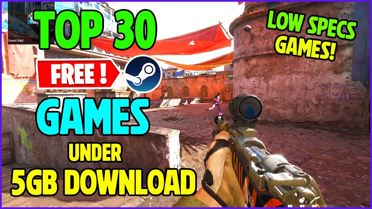 30 Best Free Games Under 5GB for Slow Internet & Low-End PCs