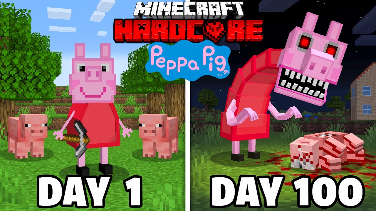 Peppa Pig's 100-Day Minecraft Rescue Mission