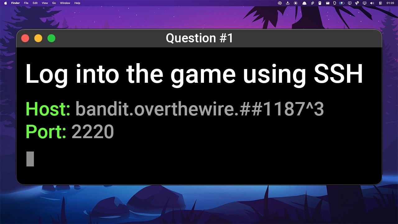 Bandit Wargame Walkthrough: Linux Terminal Solutions Levels 0-13