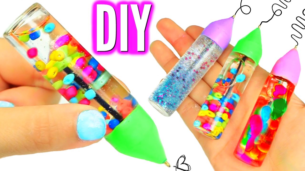 3 Easy DIY Liquid Pens: Glitter, Lava Lamp & Orbeez Styles