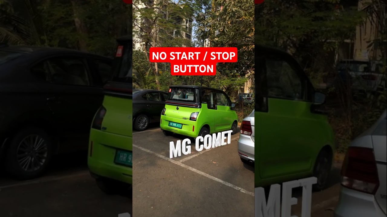 MG Comet EV Keyless Driving Guide: Start, Drive & Lock Easily