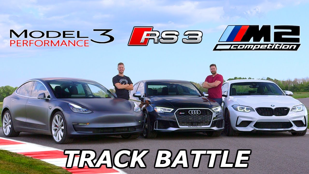 Tesla vs Audi vs BMW: Performance Car Track Showdown