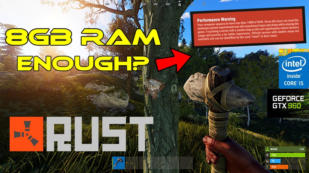 Rust on 8GB RAM: Tested Performance & Settings That Work