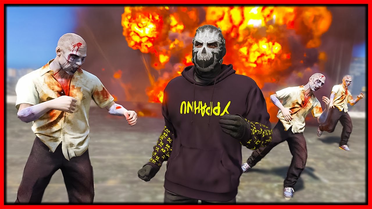 GTA 5 RP Explosive Zombie Ritual: Cave Survival Tactics