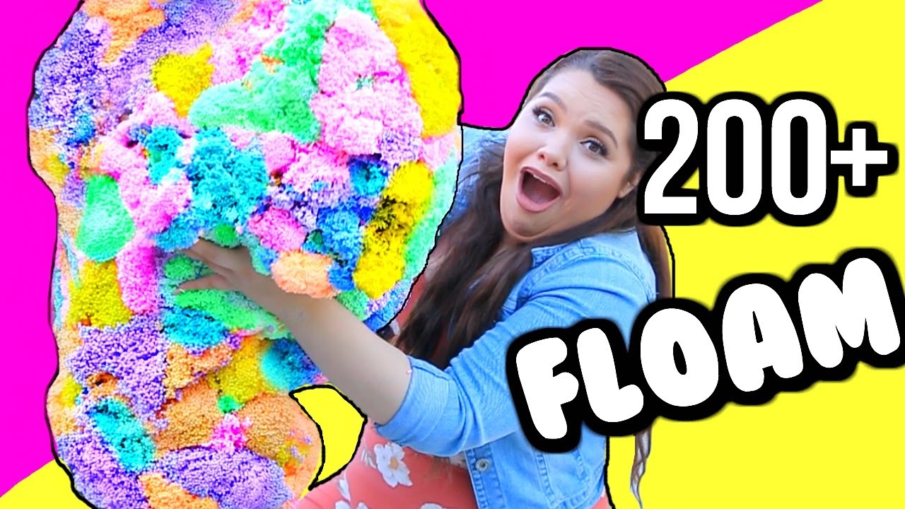 200 Packets of Floam Combined: Giant Sensory Experience Revealed