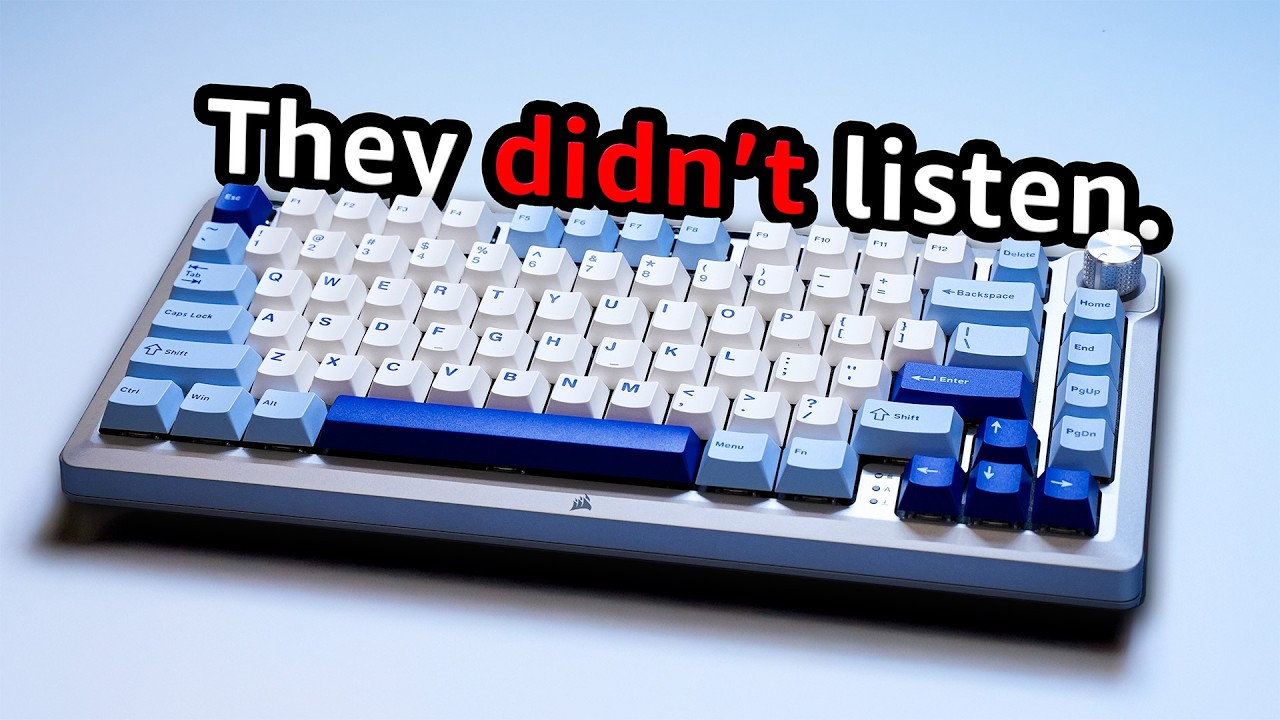 Corsair Maker 75 Review: Why This $400 Keyboard Fails