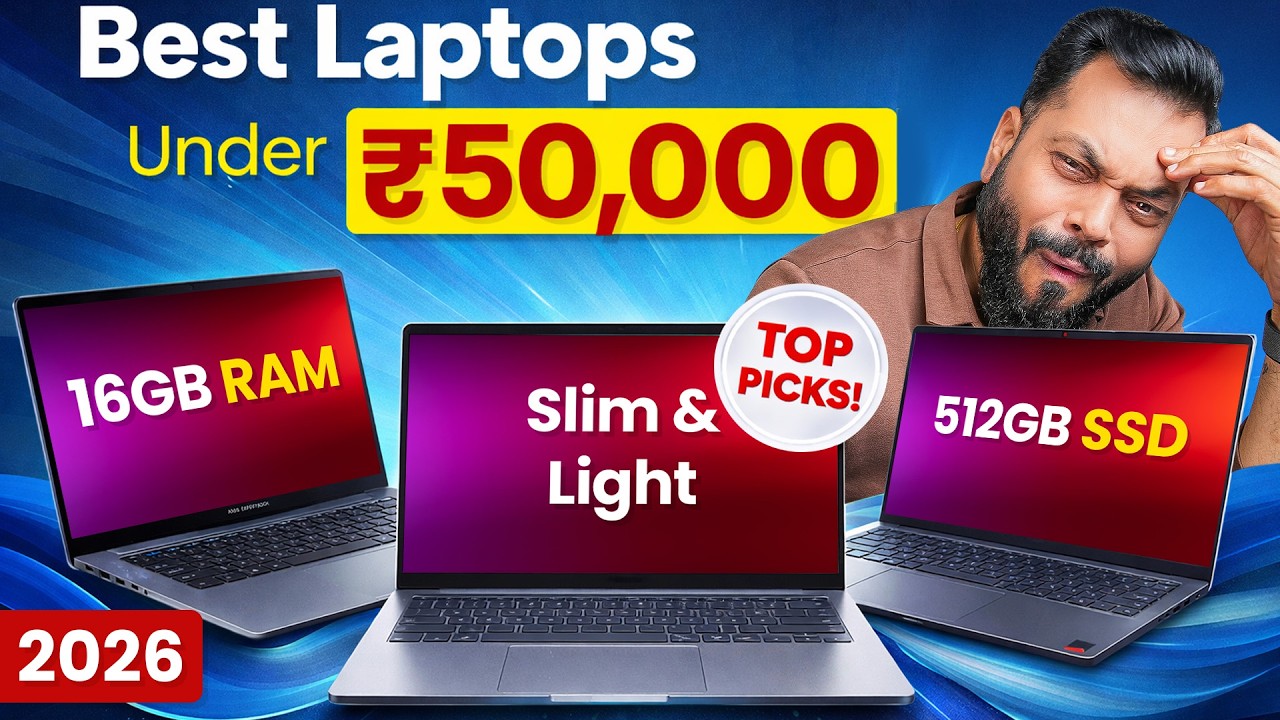 Top 5 Laptops Under ₹50,000 in India (2024 Expert Picks)