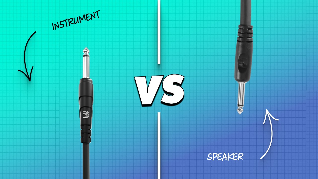 Instrument vs Speaker Cable: Key Differences Explained