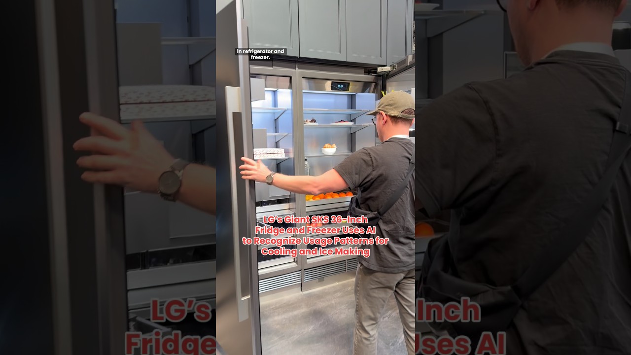 36" Column Fridge Upgrades: Lighting, Craft Ice & AI Cooling
