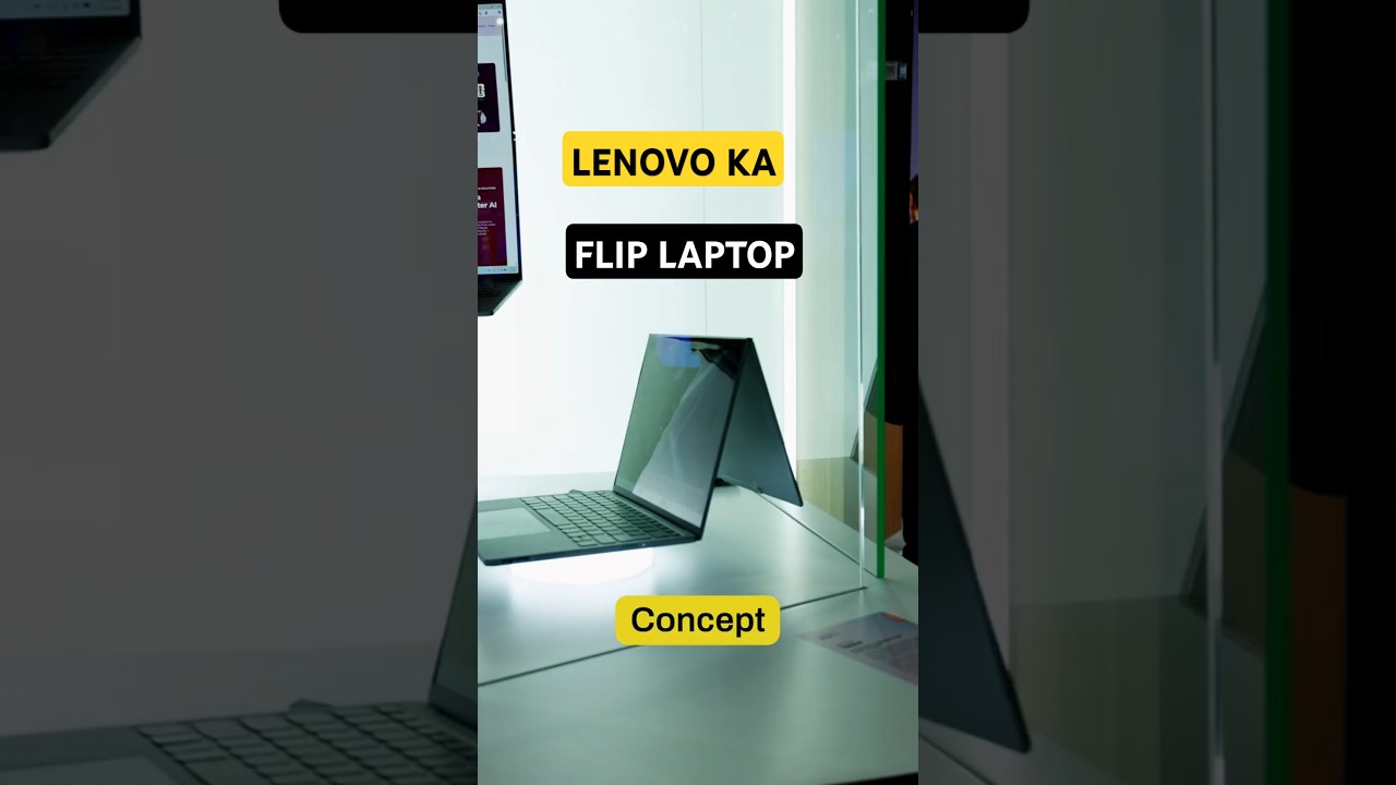 Lenovo's AI Laptop Concepts at MWC: Flip, Dual-Screens & Rollable