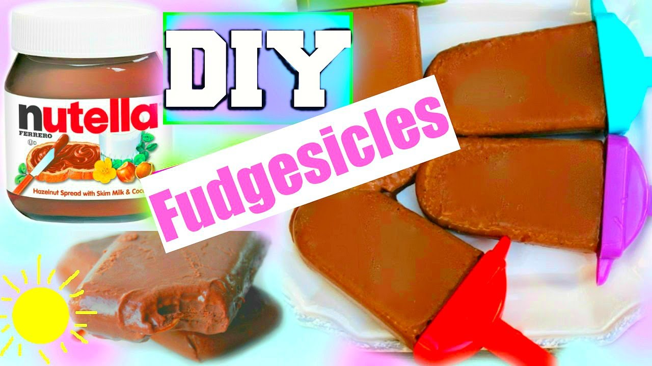 Easy Nutella Popsicles Recipe in 3 Steps